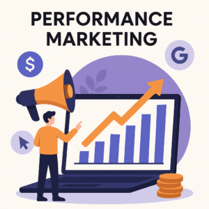 Performance marketing service banner by Zigxy